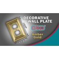 thumbnail image 3 of Placa de Pared KnobDeals 31191 Ámbar Dorado Acero Duradero, 3 of 6