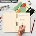 thumbnail image 4 of FORMRS 1-Subject Spiral Notebook 8" x 5" College Ruled 60 Refillable Sheet A5 Hard Cover, 2 Pack, Red Glasses, 4 of 7