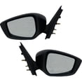 thumbnail image 2 of New Pair Of Mirrors Compatible With Nissan Versa 1.6 S Plus SV Sedan 4-Door 2015-2019 By Part Numbers NI1321257 96373-9KK0H 762405-71623-7 NI1320257 96374-9KK0H 762405-71624-4, 2 of 3