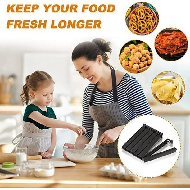 Lot De 12 Pinces à Sachets Alimentaires, 2 Tailles De Pinces De Couleur