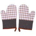 thumbnail image 1 of 2 guantes de algodón resistentes al calor para horno microondas, barbacoa y ollas., 1 of 5