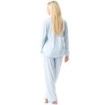 thumbnail image 2 of Casual Nights Women's Long Sleeve Dot Pajama Set - Blue, 2 of 2