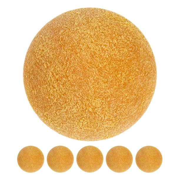 KAKOWELY 6 pelotas de repuesto para futbolín de 36 mm, para sala de juegos o de recreo.