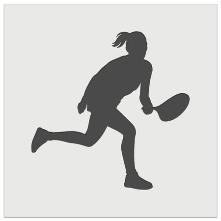Woman Tennis Player Sports DIY Cookie Wall Craft Stencil - 5.5 Inch