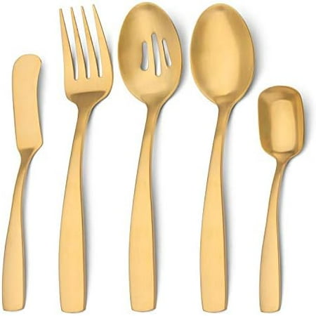Matte Black Silverware Set, Satin Finish 20-Piece Stainless Steel Flatware set, Tableware Cutlery Set Service for 4, Utensils for Kitchens, Dishwasher Safe