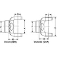 thumbnail image 4 of Dana 2-28-427 Drive Shaft Tube Weld Yoke, 4 of 4