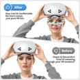 thumbnail image 2 of VR - Funda para máscara de ojos transpirable, diseño de bandas de sudor de tamaño ajustable, acolchado HMD para uso en entrenamientos de realidad virtual, con auriculares de realidad, 2 of 4