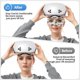 thumbnail image 2 of VR - Funda para máscara de ojos transpirable, diseño de bandas de sudor de tamaño ajustable, acolchado HMD para uso en entrenamientos de realidad virtual, con auriculares de realidad, 2 of 4