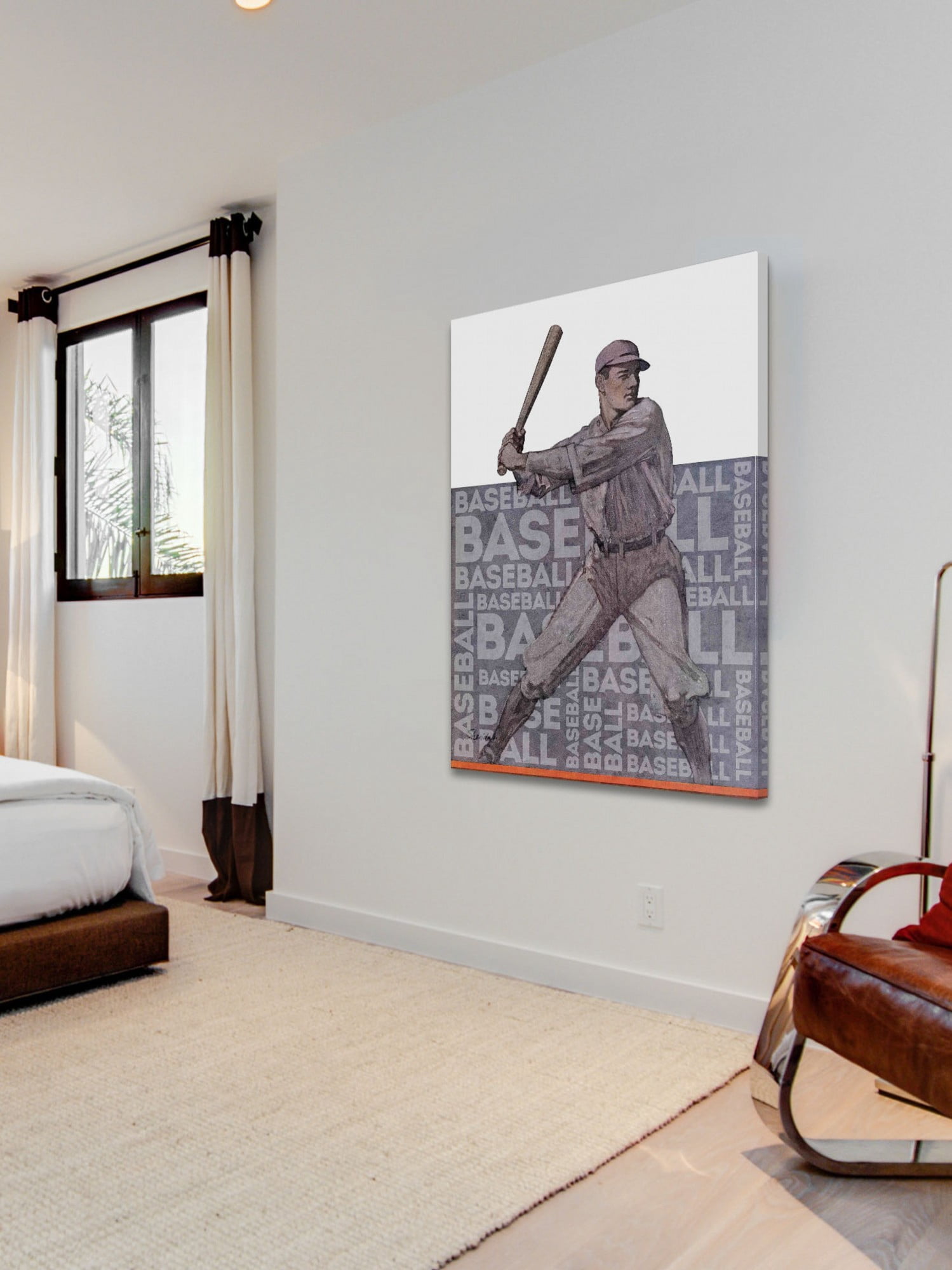 Marmont Hill Shadow Batter-Alternative File Version by John E. Sheridan Painting Print on Canvas