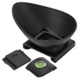thumbnail image 1 of Loewten Camera Viewfinder Eyecup,22mm Rubber Viewfinder Eyecup With Top Cold Shoe Cover Spirit Level For 5D2 5D 6D Camera,Viewfinder Eyecup, 1 of 8