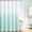 Aqua Gradient, variant on Navy Blue Shower Curtain for Bathroom, Ombre Blue and White Polyester Fabric Shower Curtains, Men Coastal Nautical Accessories Decor Water Repellent Bath Curtain, 72x72 inch