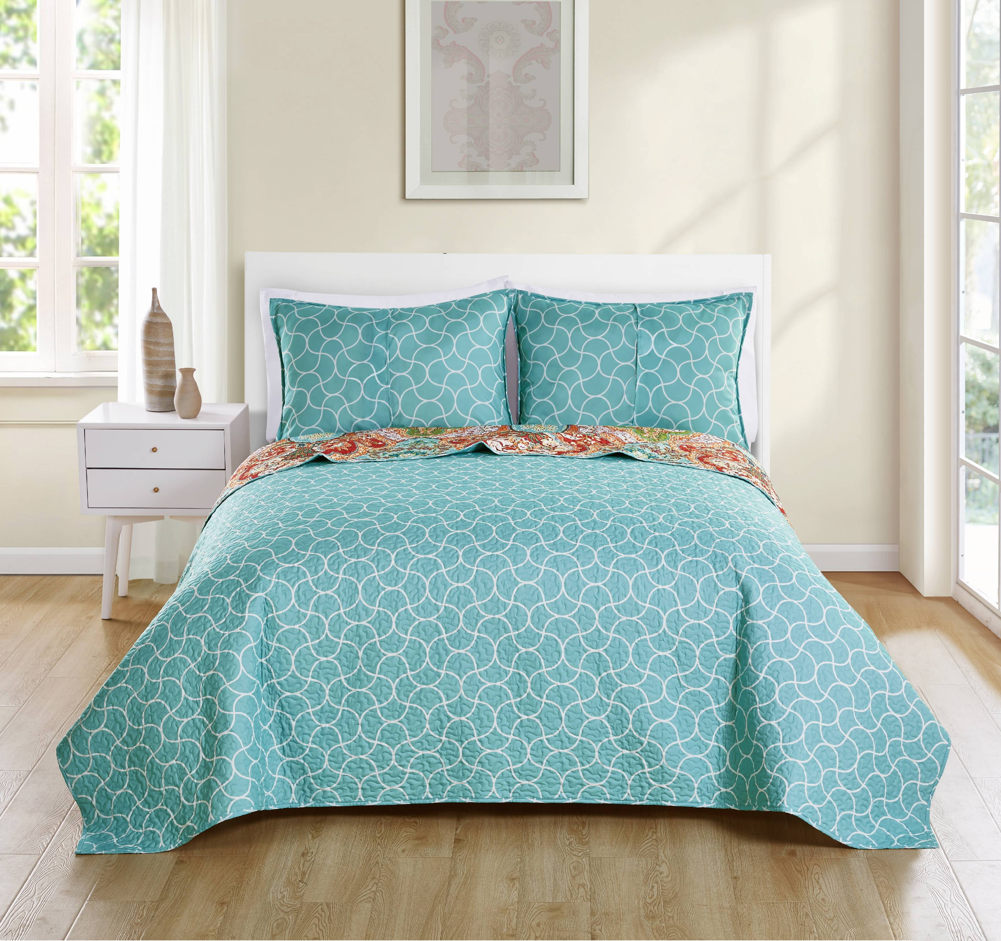 Better Homes And Gardens Jeweled Damask Bedding Quilt Collection Better Homes And Gardens Jeweled Damask Bedding Quilt Collection Reversible Com