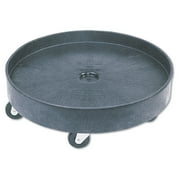 Rubbermaid Commercial Brute Container Universal Drum Dolly, 500lb, Black by RUBBERMAID COMMERCIAL PROD.