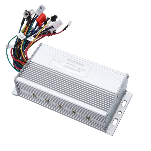 Controlador Sin Escobillas para Patinete Eléctrico de 36 V, 48 V y 500 W, Motor Sin Escobillas Inteligente de Modo Dual de 12 Tubos para Bicicleta Eléctrica y Silla de Ruedas.