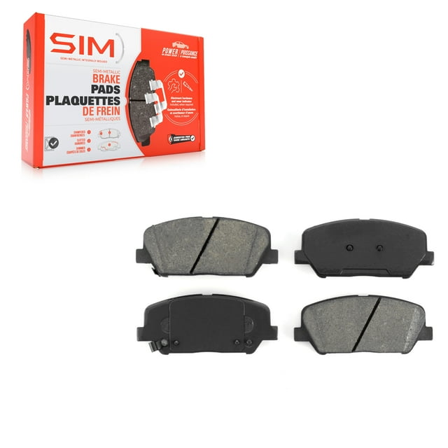 SIM Front Semi-Metallic Disc Brake Pads SIM-1413 for Car Kia Optima Hyundai Genesis Coupe Veloster