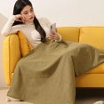 thumbnail image 5 of Portable Heated Shawl, Portable Heated Shawl Cordless, Soft Fast Heating Three Temp Settings, USB Electric Heating Blanket 60×31 Inch (Apricot), 5 of 8