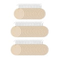 thumbnail image 2 of simhoa 50 Pieces Unfinished Wooden Earrings Blanks Earrings Making Set Round Pieces, 2 of 4