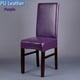 thumbnail image 4 of Funda para silla de 1, 2 o 4 piezas, de piel sintética y elastano, impermeable y resistente a la suciedad, para comedor, decoración del hogar, 4 of 8