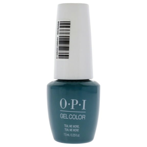OPI GelColor Gel Nail Polish, Teal Me More-Teal Me More, 0.25 fl oz