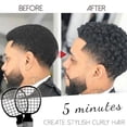 thumbnail image 4 of Cepillo de esponja de doble cara para rizos y peine retorcido lavable para peinar el cabello texturizado masculino., 4 of 5