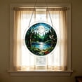 thumbnail image 4 of EGNMCR Home Decor, Room Decor, Wall Decor Acrylic Puzzle Pendant Sunshade Window Hanging Plates A chopper, 4 of 6