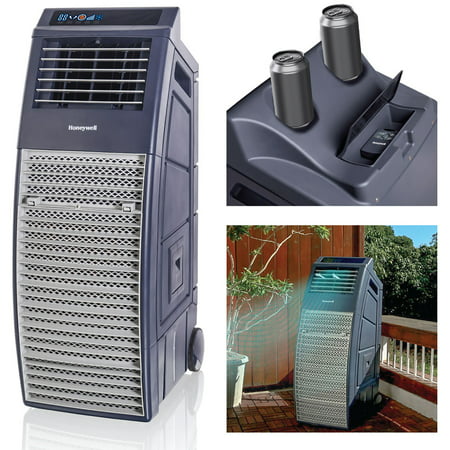 Honeywell 830-1000 CFM Outdoor Portable Evaporative Cooler with Powerful High Pressure Blower for Large Spaces, CO301PC,