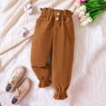 thumbnail image 2 of Ydojg Toddler Kids Casual Corduroy Pants Baby Boys Girls Waist Fit Basic Pants For 12-18 Months, 2 of 7