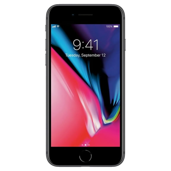 Restored Apple iPhone 8, GSM Unlocked 4G LTE Gray, 64GB (Refurbished)