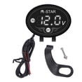 thumbnail image 4 of Voltímetro LED Para Motocicleta Monitor De Batería Para Motocicleta Resistente Al Agua Digital De Alto Rendimiento Para Montaje En Manillar ANGGREK Accesorios, 4 of 8