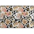 thumbnail image 4 of SKYSONIC 72x48in Abstract Floral Leopard Print Area Rug, Watercolor Texture Floor Carpet for Indoor Living Dining Room and Bedroom Area, 4 of 7