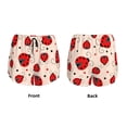 thumbnail image 5 of Lsque Red Ladybug Printed Women's Running Shorts with Liner Pockets,Elastic Quick Dry Workout Athletic Gym Yoga Shorts,Womens High Waist Shorts-Large, 5 of 9