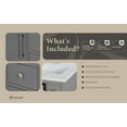 thumbnail image 3 of Lavanti Oakford 24-inch Gray Bathroom Vanity with Sink, 3 of 7