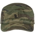 thumbnail image 2 of Mafoose Military Style Distressed Enzyme Washed Cotton Twill Caps in 4 Colors Military Camo, 2 of 3