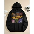 thumbnail image 2 of Five-Nights at Freddy Merch Mens Ultimate Heavyweight Pullover Hoodie Sweatshirt, 2 of 8