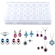 thumbnail image 3 of Inteprter Caja de almacenamiento de cristal de 28 rejillas, 2 uds., purpurina en polvo para uñas, lentejuelas, hallazgos de joyería, caja organizadora, Artesanía Inteprter HA5288-00, 3 of 6