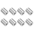 thumbnail image 1 of 8 Pcs Entretoises en Acier Inoxydable 304 9/16 Pouces OD x 1/4 Pouces ID x 11/16 Pouces Longueur(14x6x18mm) Vis Support de Bague Finition Simple Non Filetée Entretoises Rondes en Métal pour Vis M3 Boulons et Tringles, Argent, 1 of 6