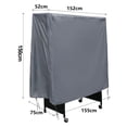 thumbnail image 2 of Splihome Housse de Tennis de Table Imperméable et Anti-Poussière pour Extérieur et Intérieur 155*75*150Cm Gris, 2 of 6