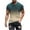 Khaki, variant on YUNAFFT New Fashion Casual Men T-shirt Print Sports Short Sleeve Round-Neck Blouses Top St. Parik's Day