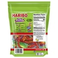 thumbnail image 2 of HARIBO Gummi Candy, FEV6&nbsp;Twin Snakes Sweet & Sour Gummy Candy, 28.8 Ounce Resealable Party Size Stand Up Bag, Soft & Chewy Snacks, Assorted Fruity Flavors, 2 of 2