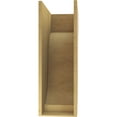 thumbnail image 4 of 12"W x 24"D x 36"H Classic Van Buren Rough Cedar Woodgrain TimberThane Corbel, Primed Tan, 4 of 6