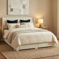 thumbnail image 1 of Upholstered Bed Frame with Storage Drawer, Heavy-Duty Steel Framework & Wooden Slats, Tufted Headboard, No Box Spring Needed, 1 of 1