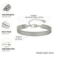 thumbnail image 3 of VNOX Bracelets for Men-Stainless Steel Magnetic Clasp Franco Chain Mens Bracelet, 3 of 3