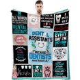 thumbnail image 1 of Printed Blanket Double Layer Nap Office Blanket Flannel Home Fluffy Sofa Blanket, 1 of 1