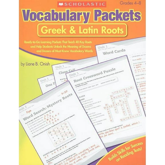 Vocabulary Packets: Greek & Latin Roots, (Paperback)