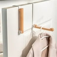 thumbnail image 5 of AYktou Clothes Drying Rack,Folding Over The Door Hooks,AdjusTables Wooden Hooks for Hanging,Lightweight PorTables Coat Hooks, 5 of 8