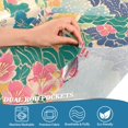 thumbnail image 4 of Yayeee Kitchen Valance Rod Pocket 54" x 18" Living Room Window Curtain, Yellow Floral Wave, 4 of 6