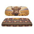 thumbnail image 2 of Pzuqiu Golf Cart Seat Covers Seat Kit Breathable Polyester Cloth, Compatible with Outdoor Golf Carts, for Ezgo Club Car Precedent, Highland Cattle, 2 of 9