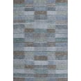 thumbnail image 2 of Addison Rugs Mayfield Premium Machine Washable Transitional Stripes Blue Rectangle Rug, 10' X 14' Machine Washable Transitional Stripes Blue Oversized Sherpa Throw Blanket, 2 of 7