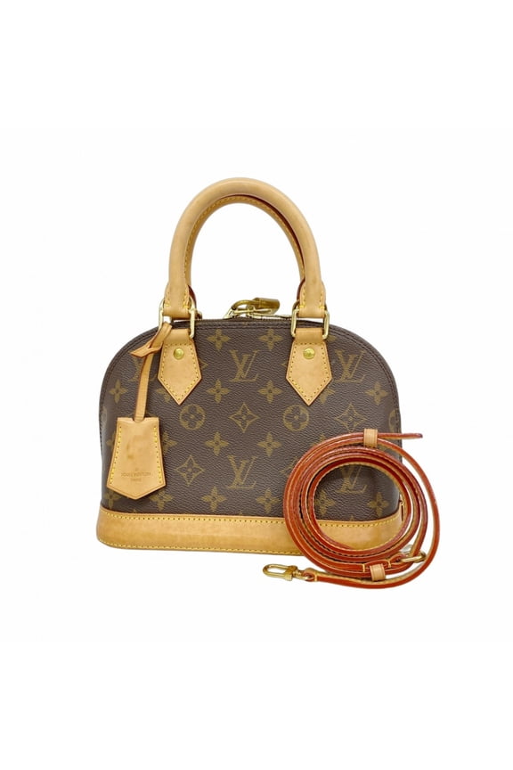 Pre-Owned Louis Vuitton Alma BB Monogram Handbag M46990 Brown 2-way bag for women P2868927