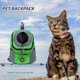 thumbnail image 2 of Pet Carrying Backpack Cat Dog Transportadores de malla transpirable para viajes (L Green) Sywqhk Arte deco, 2 of 5